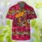 Miami Heat Flower Pattern Tem Logo Combo Hawaiian Shirt And Shorts Product Photo 2