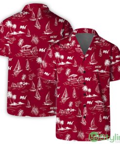 Miami Heat Short Sleeve Shirt Beach Vibes Pattern Combo Hawaiian Shirt And Shorts Product Photo 1