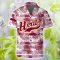 Miami Heat Summer Hawaii Team Shirt Pattern Leaves Tropical Hawaiian Shirts And Beach Shorts Product Photo 2