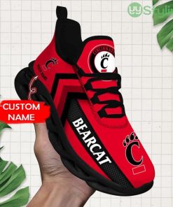 Ncaa Cincinnati Bearcats Custom Name Max Soul Shoes Chunky Sneakers Fashion For Fans Product Photo 1