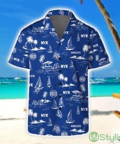 New York Knicks Short Sleeve Shirt Beach Vibes Pattern Combo Hawaiian Shirt And Shorts Product Photo 1