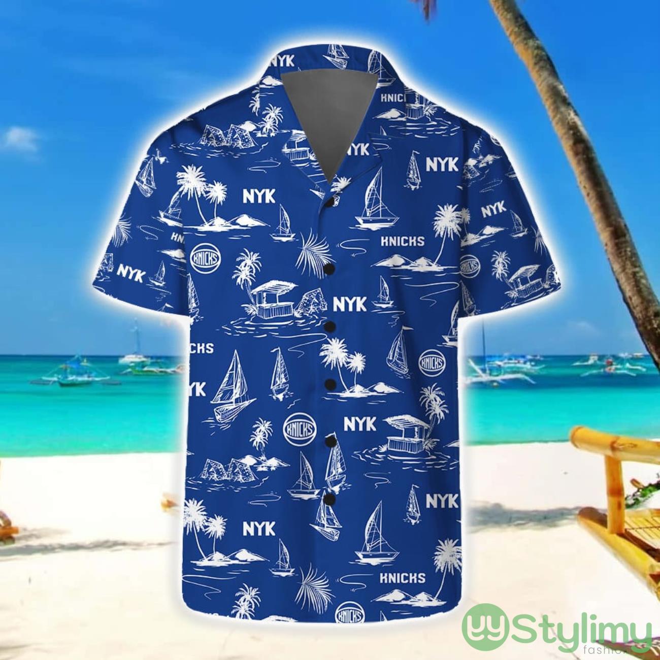 New York Knicks Short Sleeve Shirt Beach Vibes Pattern Combo Hawaiian Shirt And Shorts 4 New York Knicks Short Sleeve Shirt Beach Vibes Pattern Combo Hawaiian Shirt And Shorts Product Photo 1