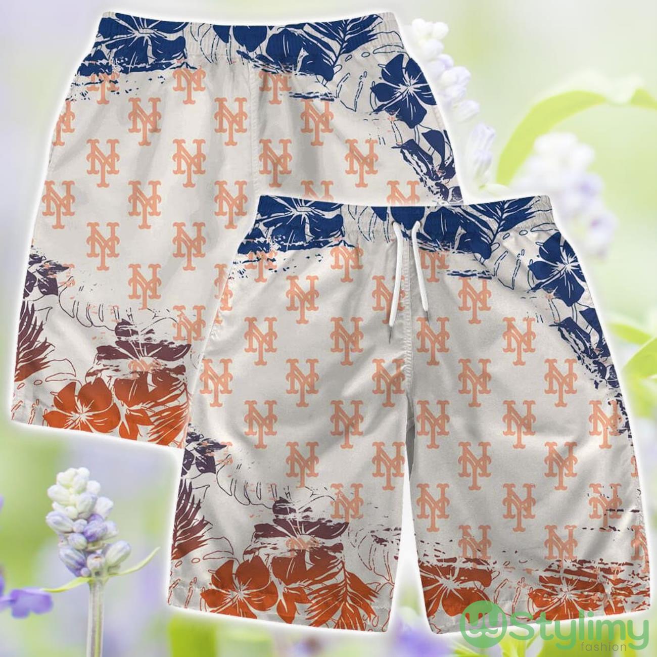 New York Mets MLB Short Sleeve Shirt One Pride Pattern Combo Hawaiian Shirt And Shorts 3 New York Mets MLB Short Sleeve Shirt One Pride Pattern Combo Hawaiian Shirt And Shorts Product Photo 3