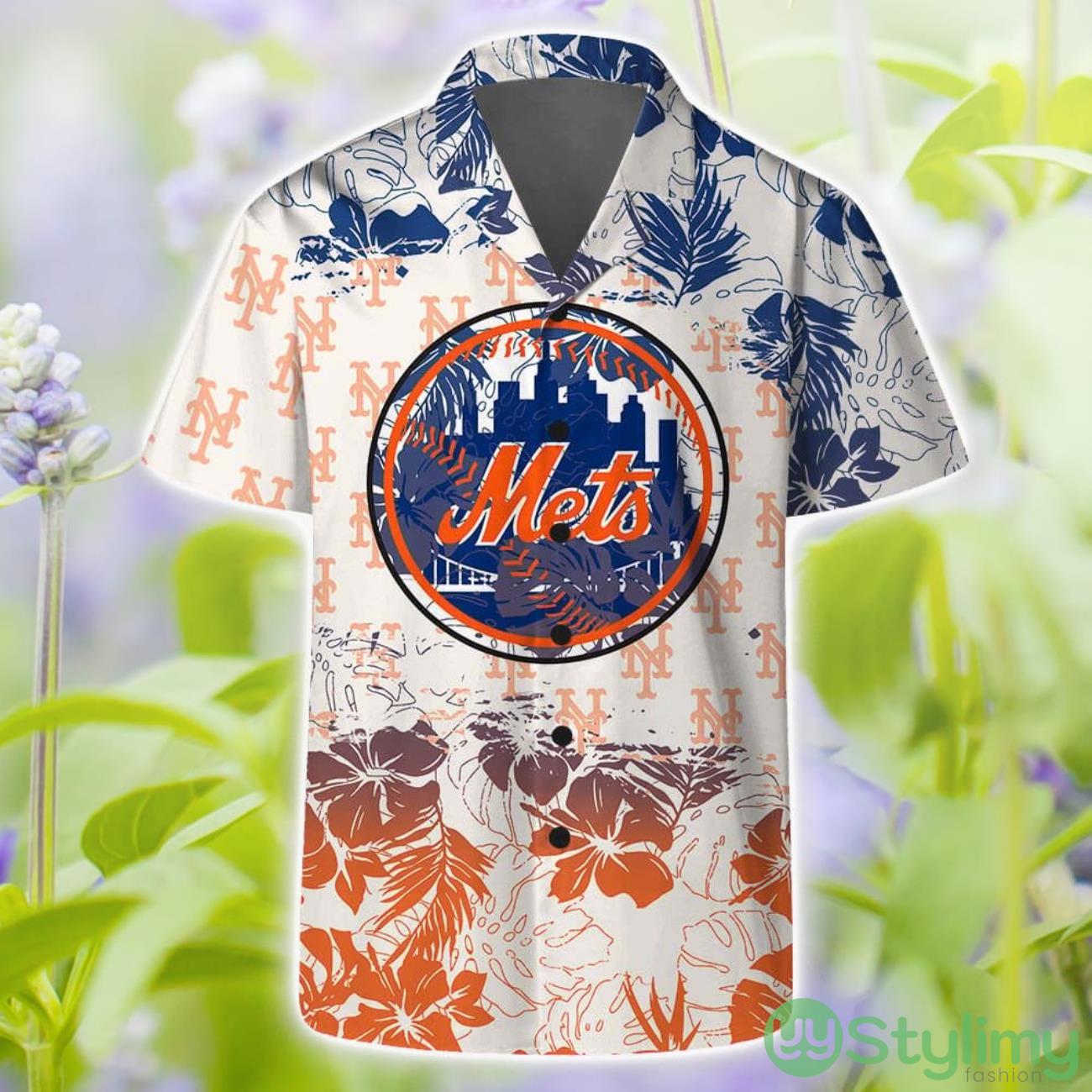 New York Mets MLB Short Sleeve Shirt One Pride Pattern Combo Hawaiian Shirt And Shorts 4 New York Mets MLB Short Sleeve Shirt One Pride Pattern Combo Hawaiian Shirt And Shorts Product Photo 1