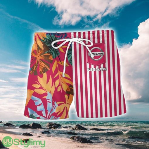 Nissan Aloha 3D Hawaiian Shirt And Shorts Summer Vacation Gift Product Photo 2