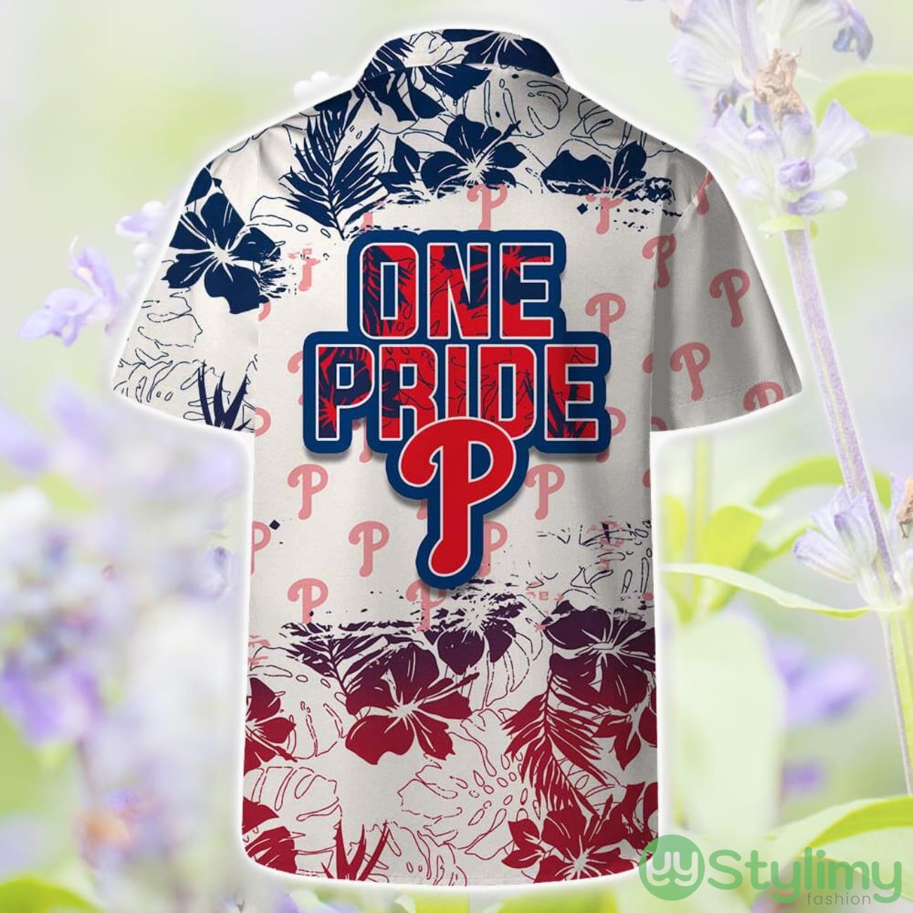 Philadelphia Phillies MLB Short Sleeve Shirt One Pride Pattern Combo Hawaiian Shirt And Shorts 2 Philadelphia Phillies MLB Short Sleeve Shirt One Pride Pattern Combo Hawaiian Shirt And Shorts Product Photo 2