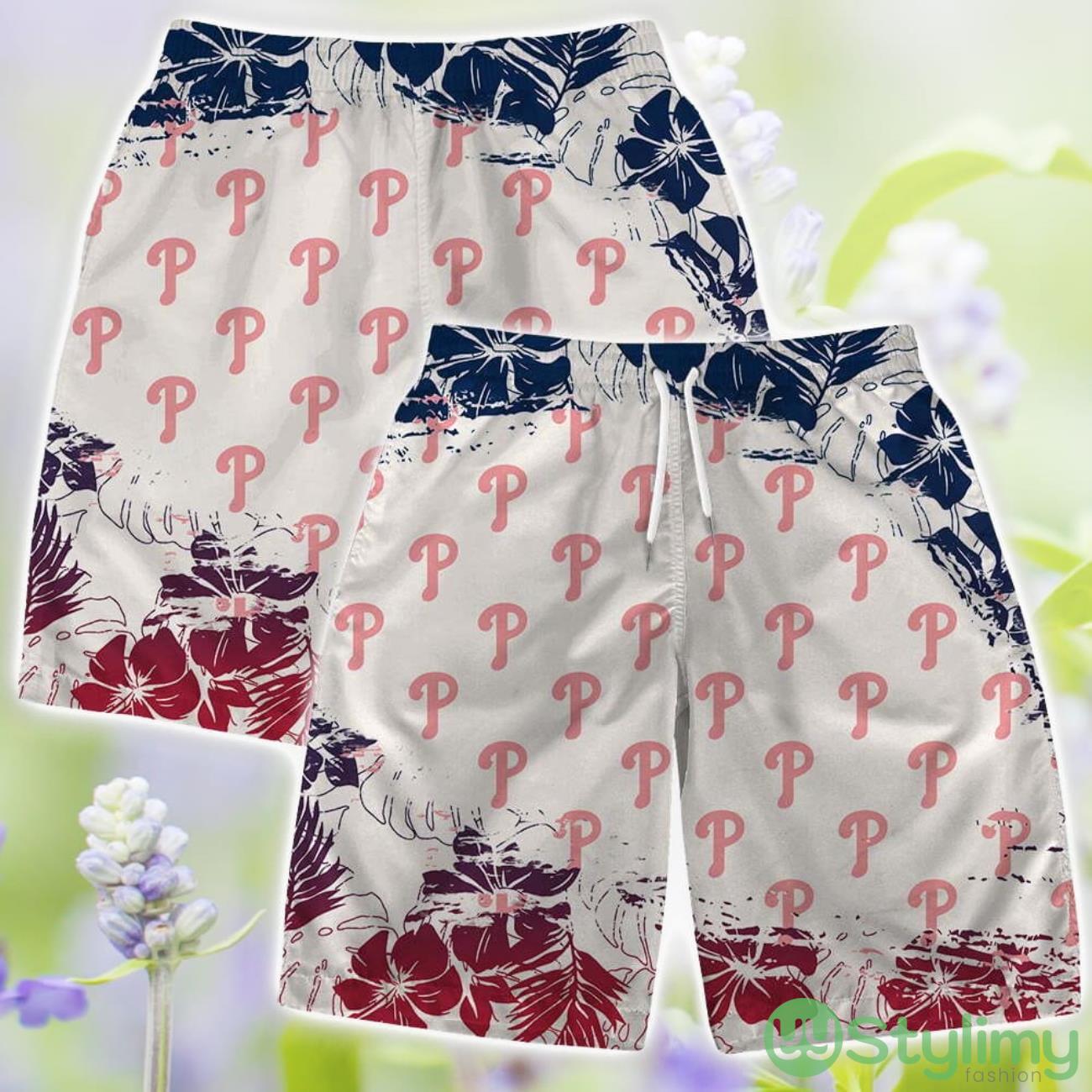 Philadelphia Phillies MLB Short Sleeve Shirt One Pride Pattern Combo Hawaiian Shirt And Shorts 3 Philadelphia Phillies MLB Short Sleeve Shirt One Pride Pattern Combo Hawaiian Shirt And Shorts Product Photo 3
