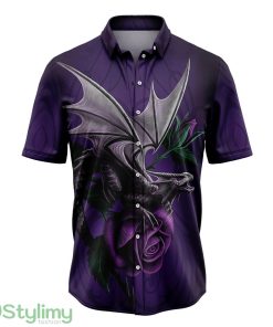 Purple Dragon Hawaiian Shirt Aloha Beach Shirt For Summer Holiday Product Photo 1