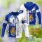 Real Sociedad Custom Name 3D Hoodie Heartbeat Pattern Cute Gift For Men And Women Product Photo 2