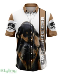 Rottweiler Is My Favorite Breed Hawaiian Shirt Aloha Beach Shirt For Summer Holiday Product Photo 1