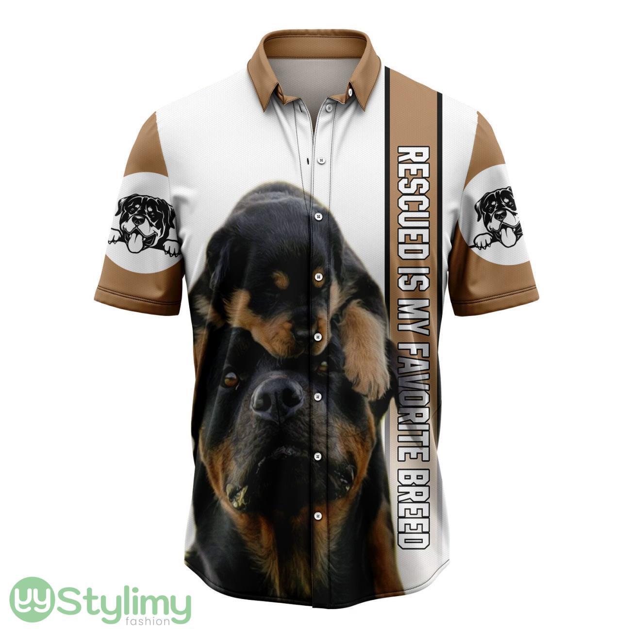 Rottweiler Is My Favorite Breed Hawaiian Shirt Aloha Beach Shirt For Summer Holiday 2 Rottweiler Is My Favorite Breed Hawaiian Shirt Aloha Beach Shirt For Summer Holiday Product Photo 1