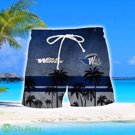 Schwenninger Wild Wings Tropical Aloha Hawaiian Shirt And Shorts Product Photo 2
