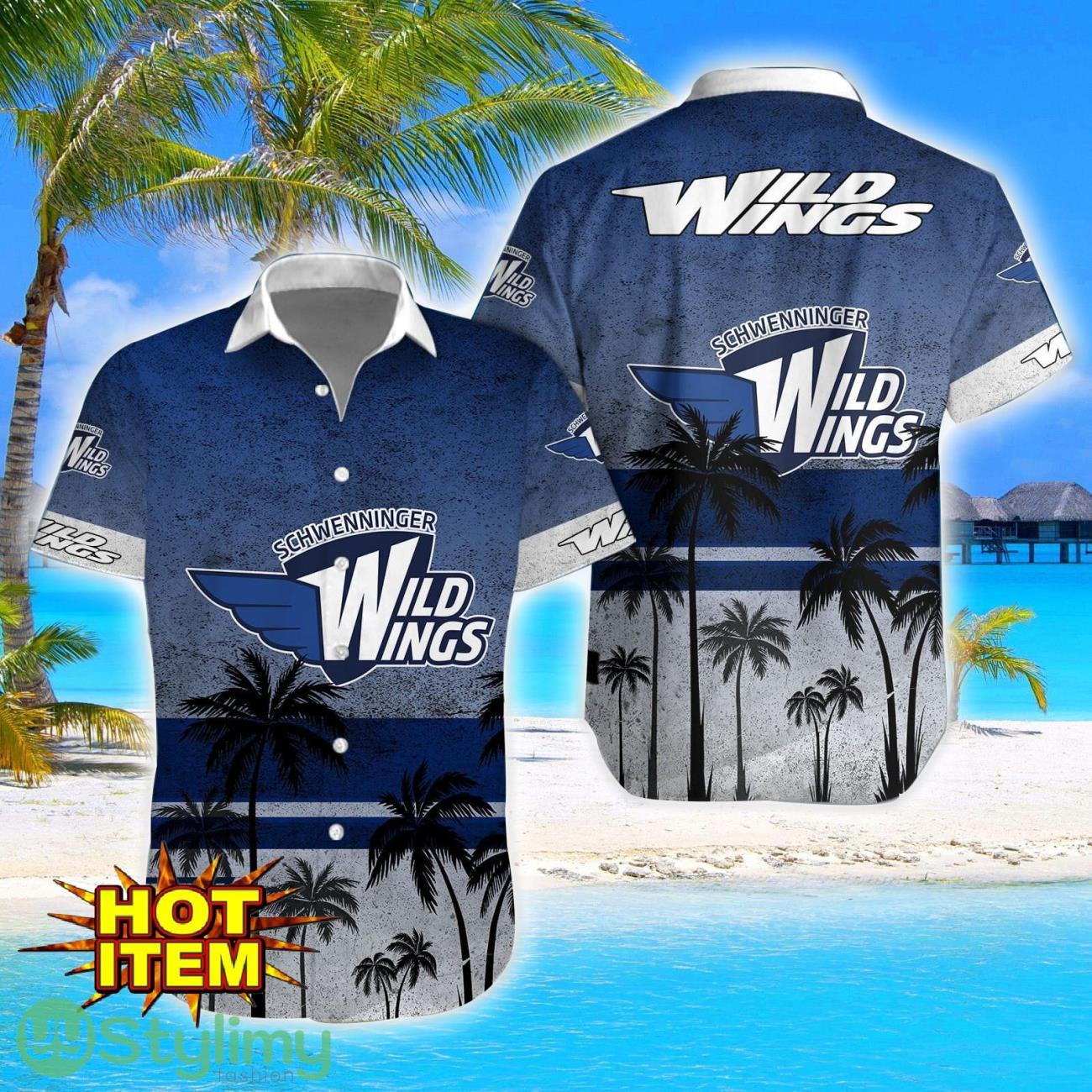 Schwenninger Wild Wings Tropical Aloha Hawaiian Shirt And Shorts 3 Schwenninger Wild Wings Tropical Aloha Hawaiian Shirt And Shorts Product Photo 1