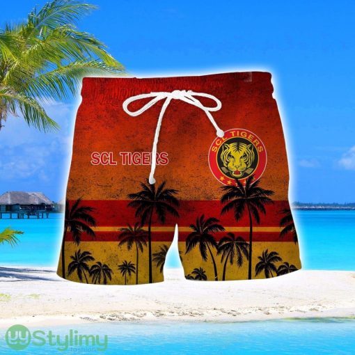 SCL Tigers Tropical Aloha Hawaiian Shirt And Shorts Product Photo 2