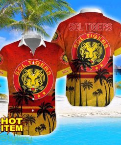 SCL Tigers Tropical Aloha Hawaiian Shirt And Shorts Product Photo 1