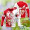 Sevilla Custom Name 3D Hoodie Heartbeat Pattern Cute Gift For Men And Women Product Photo 2