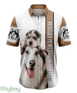 Siberian Husky Is My Favorite Breed Hawaiian Shirt Aloha Beach Shirt For Summer Holiday Product Photo 1