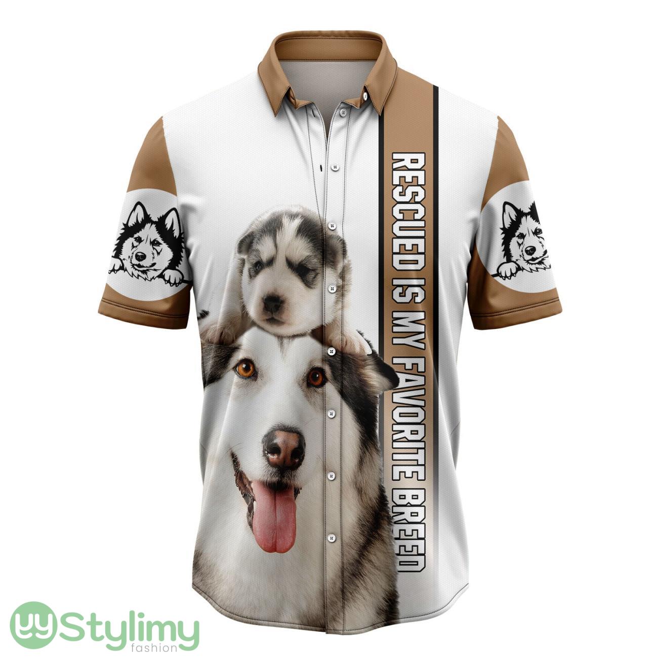 Siberian Husky Is My Favorite Breed Hawaiian Shirt Aloha Beach Shirt For Summer Holiday 2 Siberian Husky Is My Favorite Breed Hawaiian Shirt Aloha Beach Shirt For Summer Holiday Product Photo 1