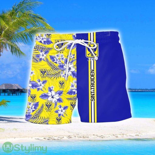 Sint-Truidense V.V Tropical Aloha Hawaiian Shirt And Shorts Custom Name Product Photo 2
