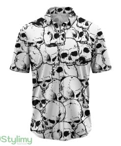 Skull Art Hawaiian Shirt Aloha Beach Shirt For Summer Holiday Product Photo 1