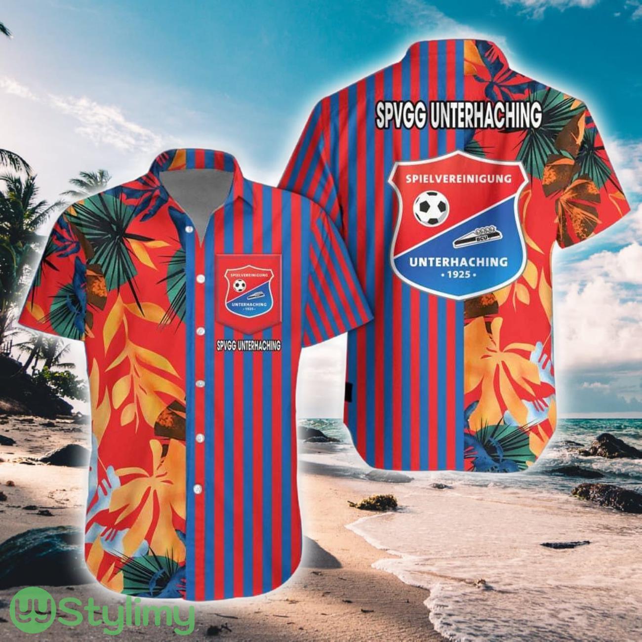 SpVgg Unterhaching Aloha 3D Hawaiian Shirt And Shorts Summer Vacation Gift 3 SpVgg Unterhaching Aloha 3D Hawaiian Shirt And Shorts Summer Vacation Gift Product Photo 1