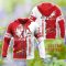 St. Louis Cardinals Custom Name 3D Hoodie Heartbeat Pattern Cute Gift For Men And Women Product Photo 2