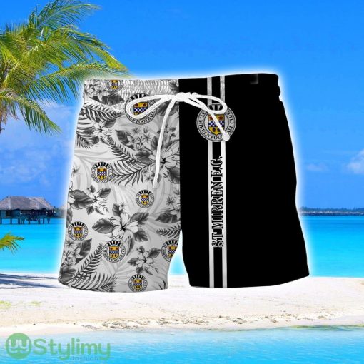St Mirren F.C. Tropical Aloha Hawaiian Shirt And Shorts Custom Name Product Photo 2