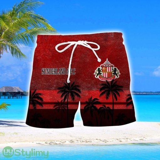 Sunderland A.F.C Tropical Aloha Hawaiian Shirt And Shorts Product Photo 2