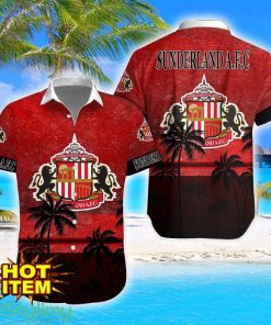 Sunderland A.F.C Tropical Aloha Hawaiian Shirt And Shorts Product Photo 1