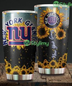 Sunflower New York Giants NFL Beautiful Design Tumbler Product Photo 1