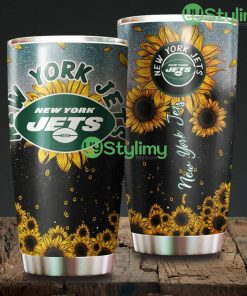 Sunflower New York Jets NFL Beautiful Design Tumbler Product Photo 1