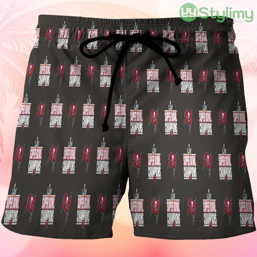Tampa Bay Buccaneers Super Bowl Champions v36 Beach Hawaiian Shorts For Men Trending Summer 3 Tampa Bay Buccaneers Super Bowl Champions v36 Beach Hawaiian Shorts For Men Trending Summer Product Photo 1