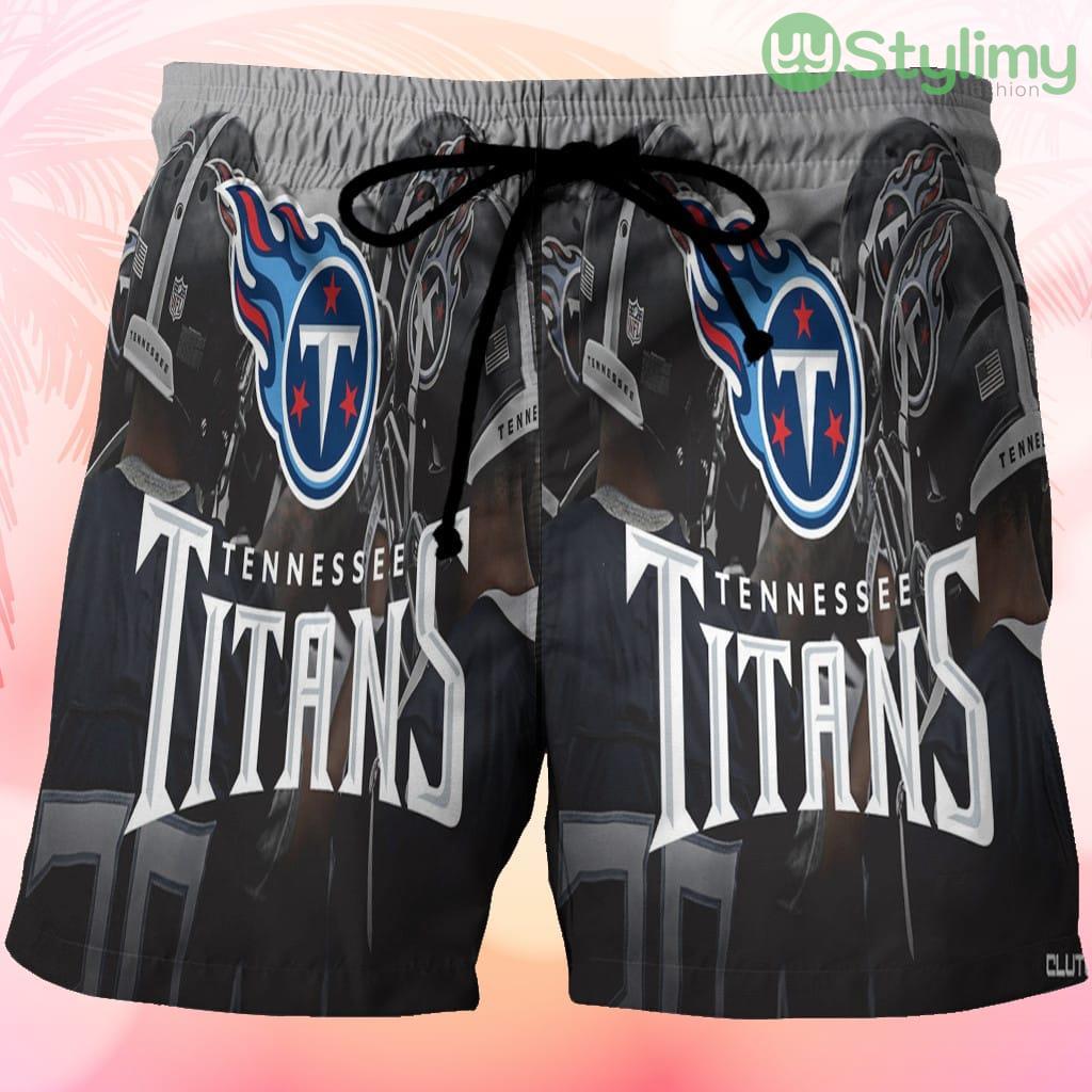 Tennessee Titans Emblem v21 Beach Hawaiian Shorts For Men Trending Summer 3 Tennessee Titans Emblem v21 Beach Hawaiian Shorts For Men Trending Summer Product Photo 1
