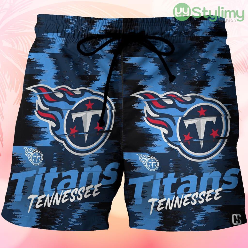 Tennessee Titans Emblem v4 Beach Hawaiian Shorts For Men Trending Summer 3 Tennessee Titans Emblem v4 Beach Hawaiian Shorts For Men Trending Summer Product Photo 1