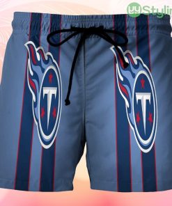 Tennessee Titans Emblem v6 Beach Hawaiian Shorts For Men Trending Summer Product Photo 1