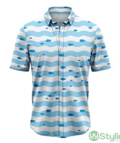 Thinking About Fishing 3D Hawaiian Shirt Aloha Summer Gift Product Photo 1