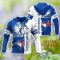 Toronto Blue Jays Custom Name 3D Hoodie Heartbeat Pattern Cute Gift For Men And Women Product Photo 2