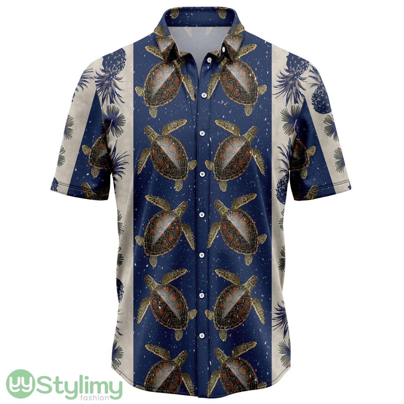 Turtle Pineapple Hibiscus Pattern Hawaiian Shirt Aloha Beach Shirt For Summer Holiday 2 Turtle Pineapple Hibiscus Pattern Hawaiian Shirt Aloha Beach Shirt For Summer Holiday Product Photo 1