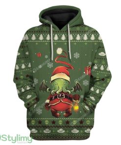Ugly Cthulhu Custom Hoodie 3D Alll Over Print Gift For Christmas Product Photo 1