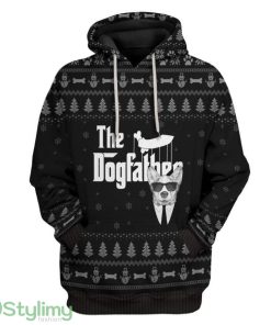 Ugly The Dogfather Corgi Christmas Custom Hoodie 3D Alll Over Print Gift For Christmas Product Photo 1