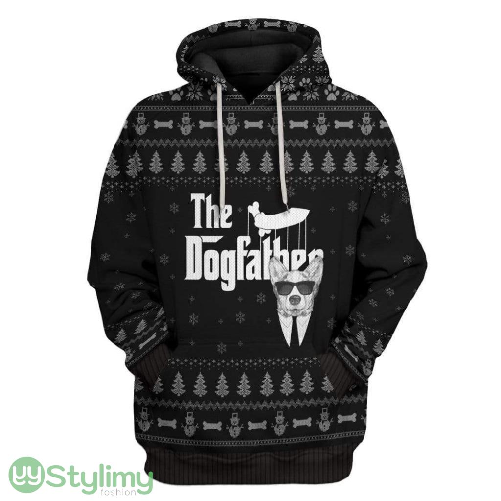 Ugly The Dogfather Corgi Christmas Custom Hoodie 3D Alll Over Print Gift For Christmas 6 Ugly The Dogfather Corgi Christmas Custom Hoodie 3D Alll Over Print Gift For Christmas Product Photo 1