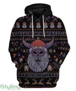 Ugly Viking Christmas Hoodie 3D Alll Over Print Gift For Christmas Product Photo 1