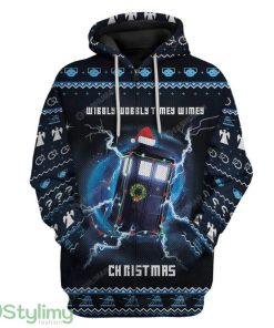 Ugly Wibbly Wobbly Timey Wimey Christmas Custom Hoodie - 3D Alll Over Print Gift For Christmas Product Photo 1