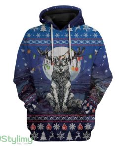 Ugly Wolf Custom Hoodie 3D Alll Over Print Gift For Christmas Product Photo 1