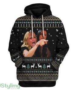 Ugly Woman Yelling At A Cat 3D Custom Hoodie 3D Alll Over Print Gift For Christmas Product Photo 1