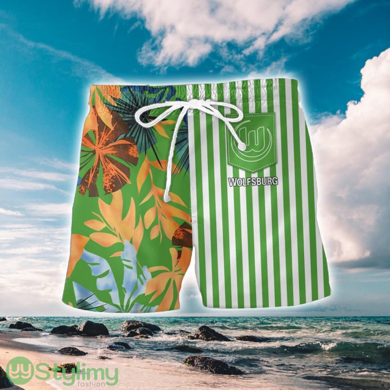 VfL Wolfsburg Aloha 3D Hawaiian Shirt And Shorts Summer Vacation Gift 2 VfL Wolfsburg Aloha 3D Hawaiian Shirt And Shorts Summer Vacation Gift Product Photo 2