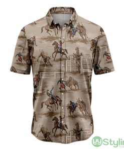 Vintage Rodeo 3D Hawaiian Shirt Aloha Summer Gift Product Photo 1