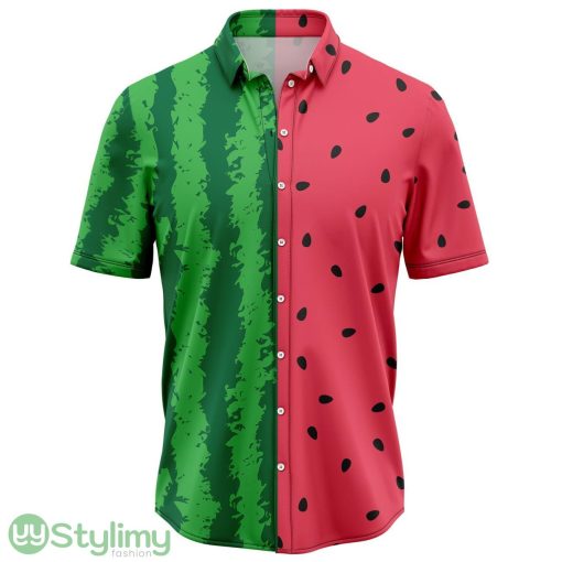 Watermelon Tropical Hawaiian Shirt Aloha Beach Shirt For Summer Holiday Product Photo 1