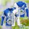 Wigan Athletic Custom Name 3D Hoodie Heartbeat Pattern Cute Gift For Men And Women Product Photo 2