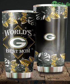 World's Best Mom Green Bay Packers NFL Beautiful Design Tumbler Product Photo 1